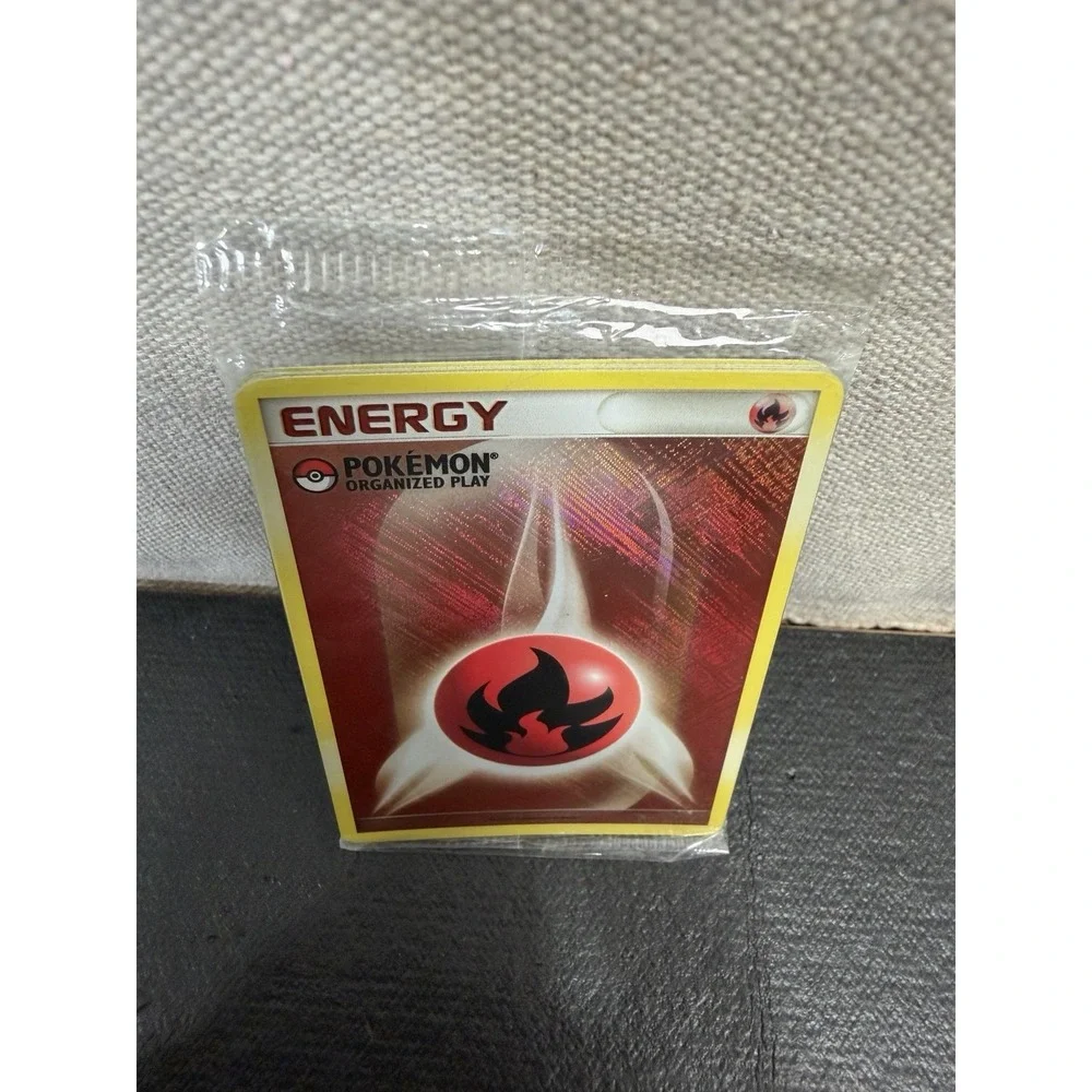Pokemon Energy Cards Unisex OS Multi 2009 POP League Promo Crosshatch Holo Set
